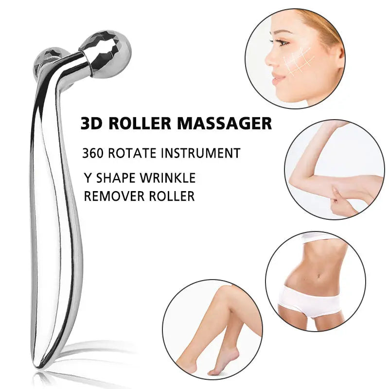 3D Contour Face Massage Roller