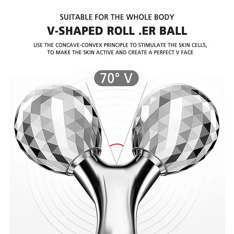 3D Contour Face Massage Roller