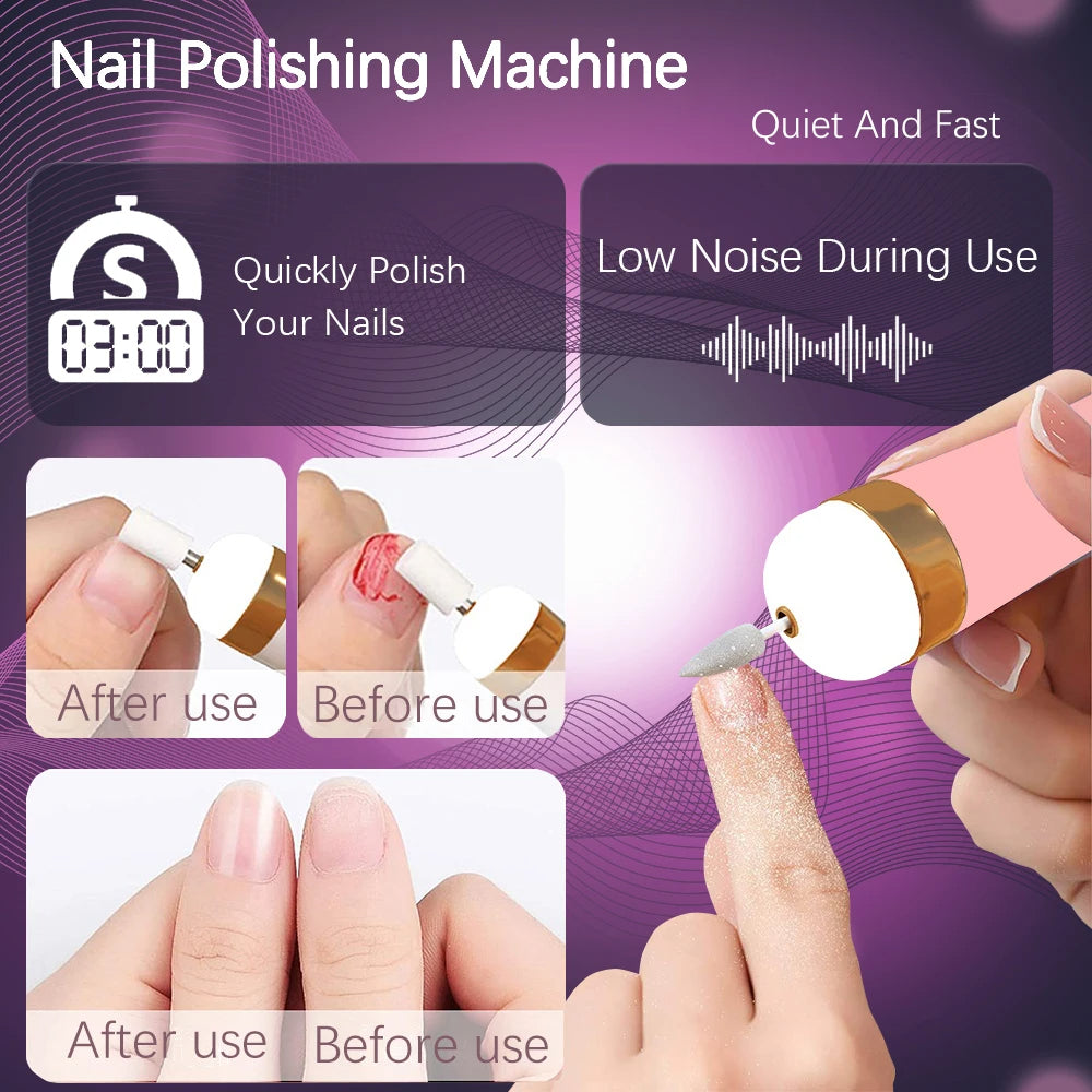 YIKOOLIN 5-in-1 Electric Nail Drill