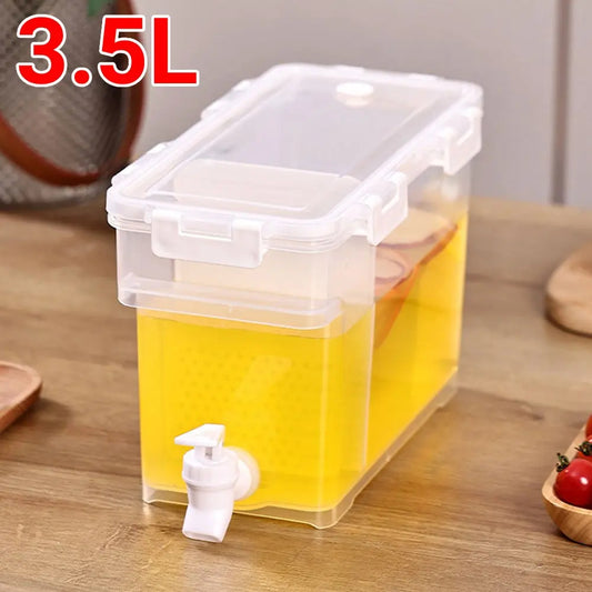 3.5L Refrigerator Water Jug with Faucet