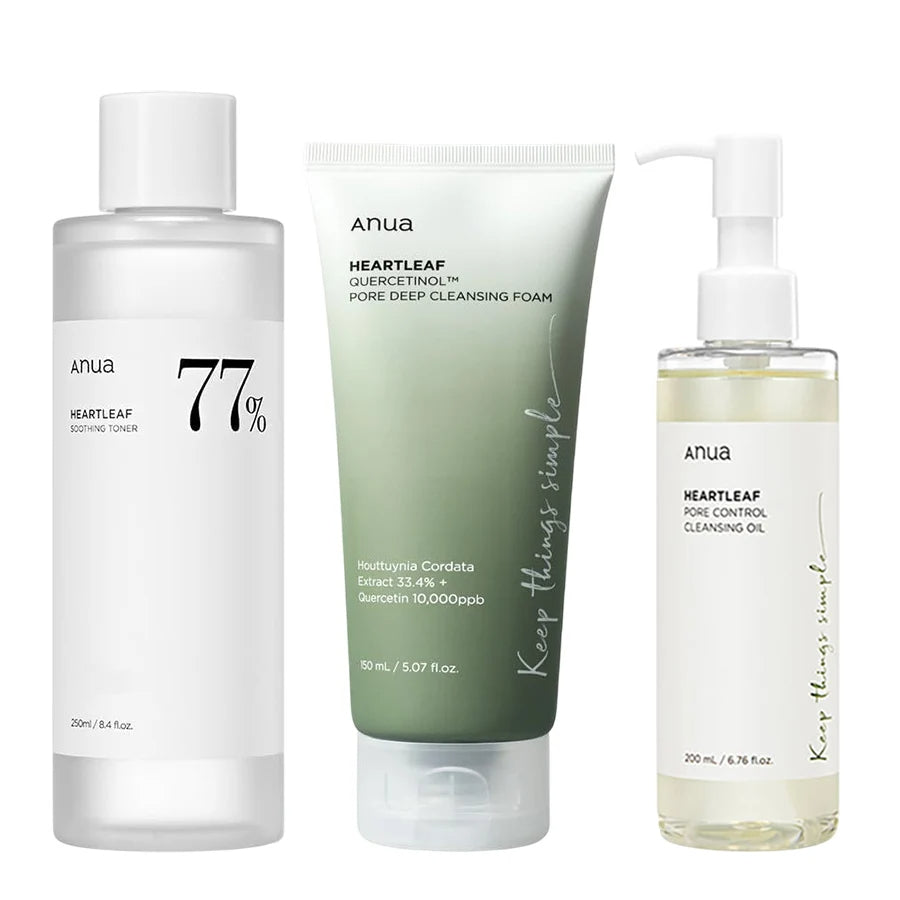 Anua Heartleaf 77 Skincare Set