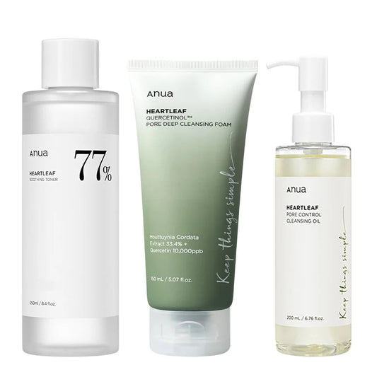 Anua Heartleaf 77 Skincare Set