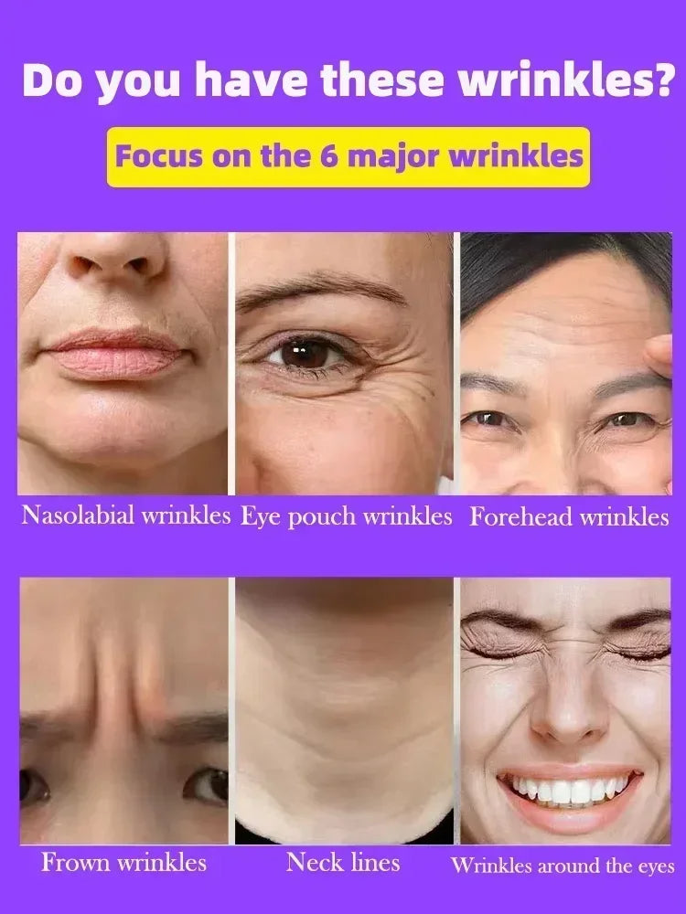Remove Wrinkles Facial Serum Firm Skin Delay Aging Improve Dullness