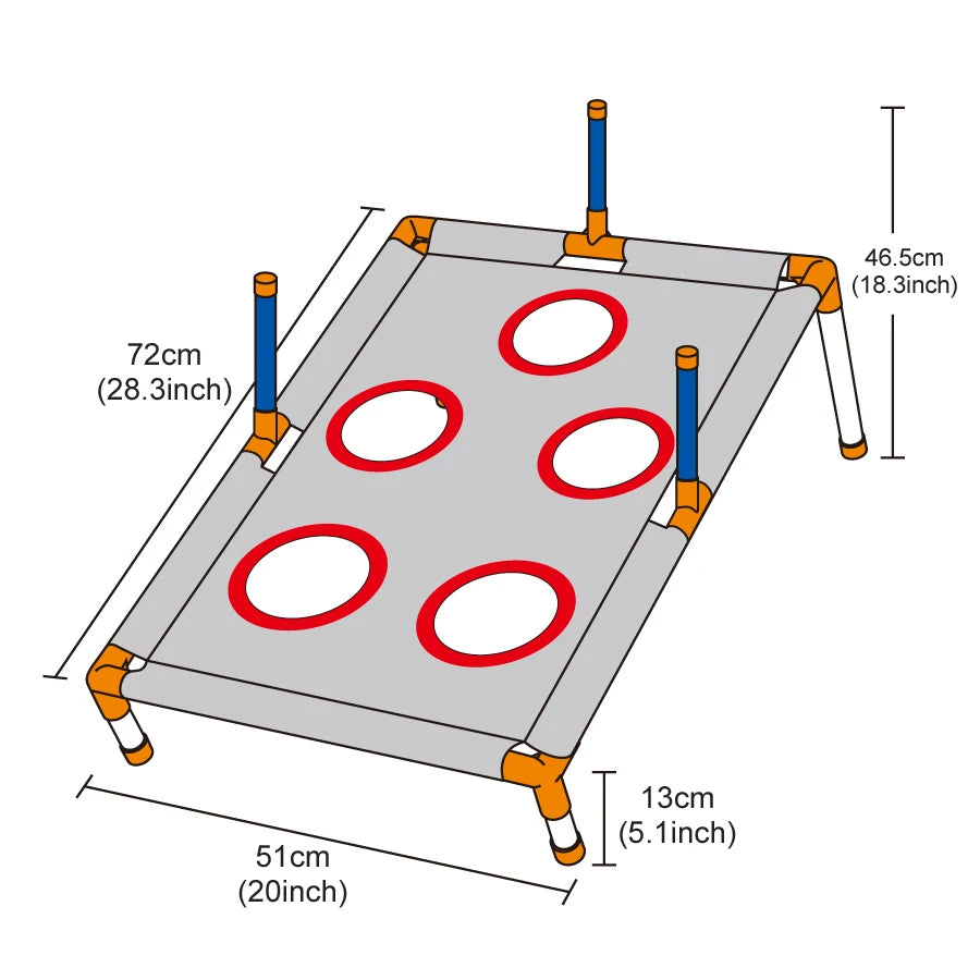 Bean Bag Toss Game for Kids & Adults