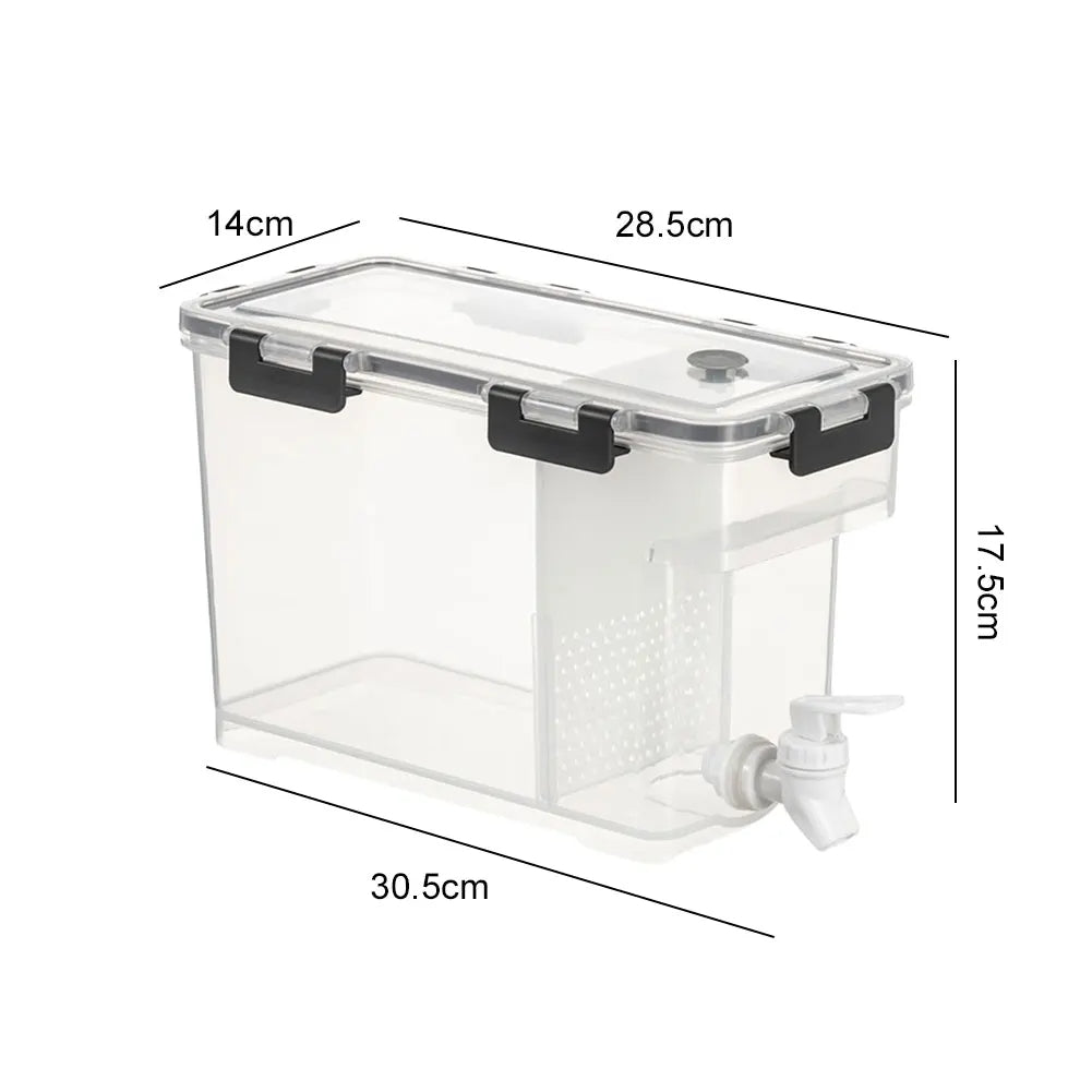 3.5L Refrigerator Water Jug with Faucet