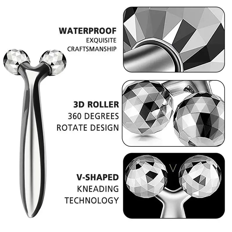 3D Contour Face Massage Roller